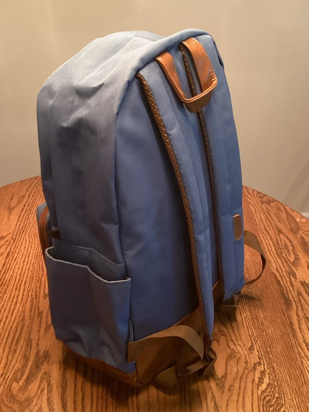 Lucky Brand Light Blue Backpack with Tan Accents